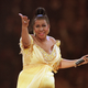 In this Jan. 19, 1993 file photo, singer Aretha Franklin performs at the inaugural gala for President Bill Clinton in Washington. Franklin died Thursday, Aug. 16, 2018, at her home in Detroit. She was 76. Throughout Franklin’s career, “The Queen of Soul” often returned to Washington - the nation’s capital - for performances that at times put her in line with key moments of U.S. History.